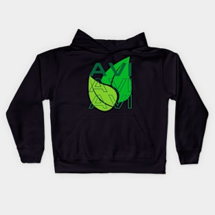 Avi with Leaves Kids Hoodie